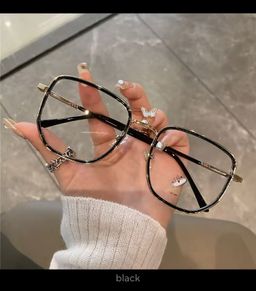 Transparent Computer Glasses Frame Women Men Anti Blue Light polygon Eyewear Blocking Glasses Optical Spectacle Eyeglass