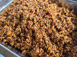 ပန်းခရေ Kitchen_ပုစွန်ခြောက်မြေပဲဘာလချောင်ကြော်