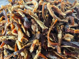 ပန်းခရေ Kitchen_ငါးရှဥ့်စပ်ခြောက်ကြော်