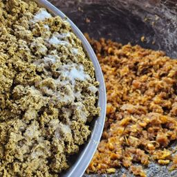 ပန်းခရေ Kitchen_မန်ကျည်းသီးစိမ်းဘာလချောင်ကြော်