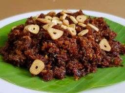 ပန်းခရေ Kitchen_ပုစွန်ခြောက်ငံပြာရည်အပျော့ကြော်