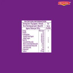 Britannia The Original Bourbon Creme Biscuit - With Chocolate