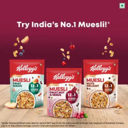 Kellogg's Muesli Fruit Nut & Seeds - 12 In 1 Power Breakfast, 750 g