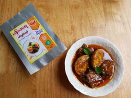 ပန်းခရေ Kitchen_ဘဲဥငါးခြောက် ဟင်းချက်အနှစ်ထုတ်