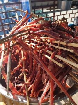 ပန်းခရေ Kitchen_အသင့်စား ဆိတ်သားခြောက်မီးကင်