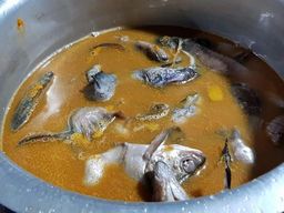 ပန်းခရေ Kitchen_အသင့်စားငပိရေကျိုထုတ် (တစ်ခါစား)