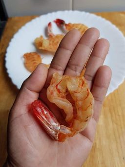 ပန်းခရေ Kitchen_ပုစွန်ဒုံးမီးကင်