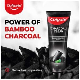 Colgate Charcoal Clean Gel Toothpaste - Bamboo Charcoal & Mint, (2 x 120g) (Saver Pack)