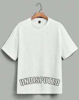 Undisputed Dappah Tshirt- White (horizontal placement)