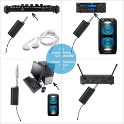 Demao V108 OEM Factory Professional Handheld Cordless Mic Portable Karaoke, Conference Wireless Condenser Microphone System