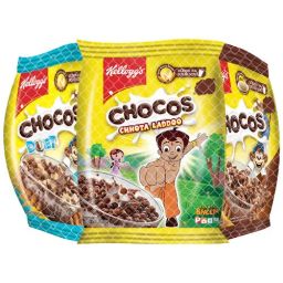 Kellogg's Chocos - Variety Pack, With Protein & Fibre, 3x175 g Multipack