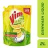 Vim Dishwash Liquid Gel Refill - Lemon, 2 L Pouch