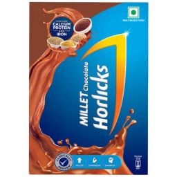 Horlicks Millet Chocolate - Rich In Calcium, Protein & Iron, 600 g