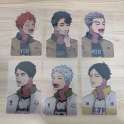 Haikyuu Fanart Transparent Card - Timeskip Mukbang