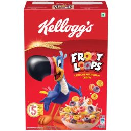 Kellogg's Froot Loops - Crunchy Multigrain Cereal, 2 x 285 g Multipack