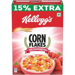 Kellogg's Corn Flakes With Real Strawberry Puree, 300 g