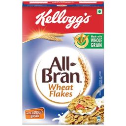 Kellogg's All Bran Wheat Flakes - High In Iron, Naturally Cholesterol Free, 440 g Carton