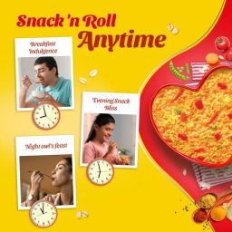 Saffola Masala Oats - Tasty Evening Snack, Fibre Rich, Peppy Tomato, 500 g