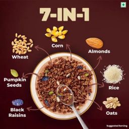 Kellogg's Chocolate Muesli - With 57% Multigrain, Fruit, Nut & Seeds, 450 g