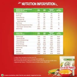 Nestle Gold Crunchy Oats & Cornflakes With Immuno-Nutrients, Wholegrain, Breakfast Cereal, 850 g Pouch