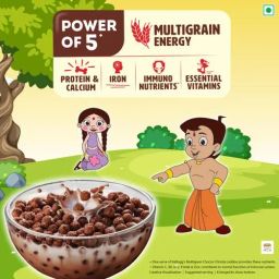 Kellogg's Multigrain Chocos Chhota Laddoo - Source of Calcium, High in Protein, 340 g