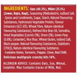 Saffola Masala Oats - Karara Crunch, Classic Masala, Tasty Recipe, 500 g