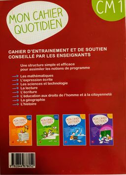 Mon cahier au quotidien - CM1