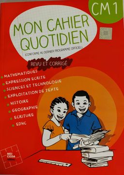 Mon cahier au quotidien - CM1