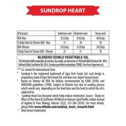 Sundrop Heart Oil - Vegetable, 3 L Jar