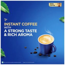 Tata Coffee Grand Classic Instant Coffee - Flavour Locked Decoction Crystals, Strong Taste & Rich Aroma, 200 g Pouch