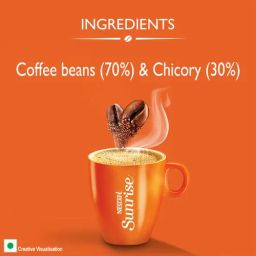 Nescafe Sunrise Instant Coffee Powder- Chicory Mix, 45 g Jar