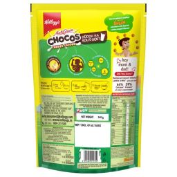  Highlights With 10 Essential Vitamins & Minerals Breakfast Cereal for Kids Kellogg's Kellogg's Multigrain Chocos Chhota Laddoo - Source of Calcium, High in Protein, 340 g