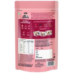 Quaker Berries & Seeds Oats Muesli, 700 g Pouch
