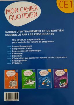 Mon cahier au quotidien - CE1