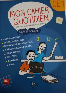 Mon cahier au quotidien - CE1