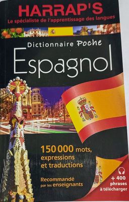 Dictionnaire HARRAPS Poche ESPAGNOL
