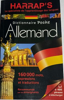 Dictionnaire HARRAPS Poche ALLEMAND