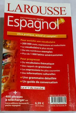 Dictionnaire de Poche Français/Espagnol (200 000 mots)