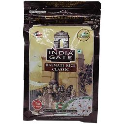 India Gate Basmati Rice/Basmati Akki - Classic, 1 kg Pouch