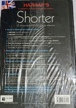 Dictionnaire HARRAPS Shorter N.P (G.F)
