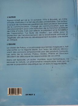 Pokou la princesse aux larmes magiques, la lagune en danger (Franck Kone)  - 6ieme