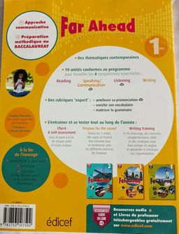 Anglais FAR AHEAD - 1ere