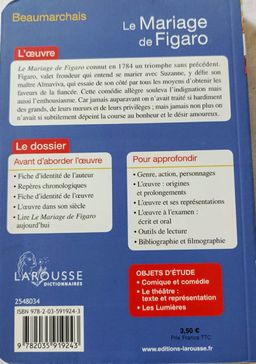 Le Mariage de Figaro (Beaumarchais) - 2nd
