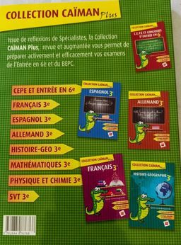 Anglais (Caïman Plus) - (Parascolaire) 3ieme