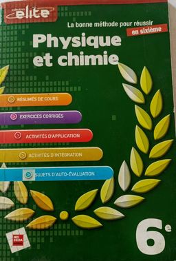 Physique/Chimie (ELITE) - (Parascolaire) 6ieme
