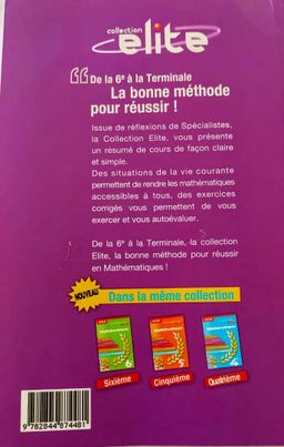 Mathematiques (ELITE) - (Parascolaire) 3ieme