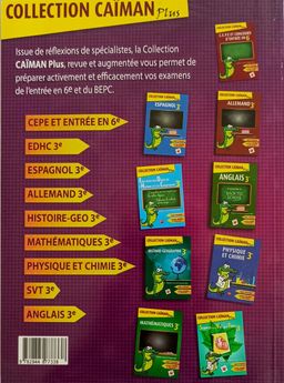 Français (Caïman Plus) - (Parascolaire) 3ieme