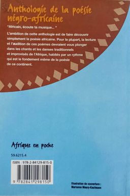 Anthologie de la poésie négro-africaine (A. M. Gey)  - 6ieme