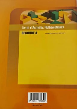 Mathematiques (Livret d’activités) - 2nd A