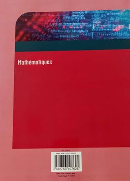 Mathematiques (Manuel) - 2nd C